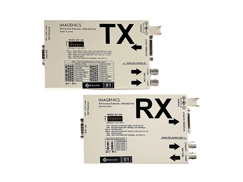 CRO-DCE15A TX/RX＜IMAGENICS＞｜レンタル機器詳細｜株式会社コクアラボ